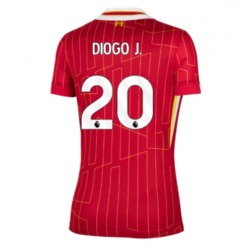 Fotballdrakt Dame Liverpool Diogo Jota #20 Hjemmedrakt 2024-25 Kortermet